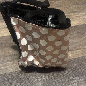 Kate Spade Pink and Black Polka Dot lunch box